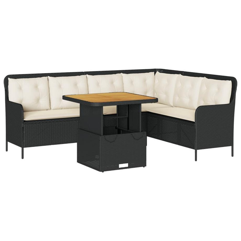 Garten sofagarnitur poly-rattan