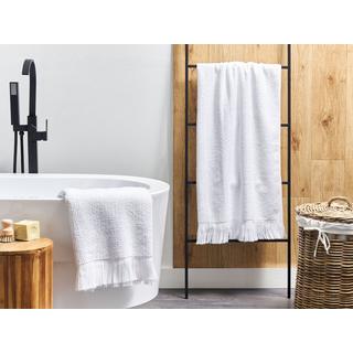 Beliani Lot de 2 serviettes en Coton ATIU  