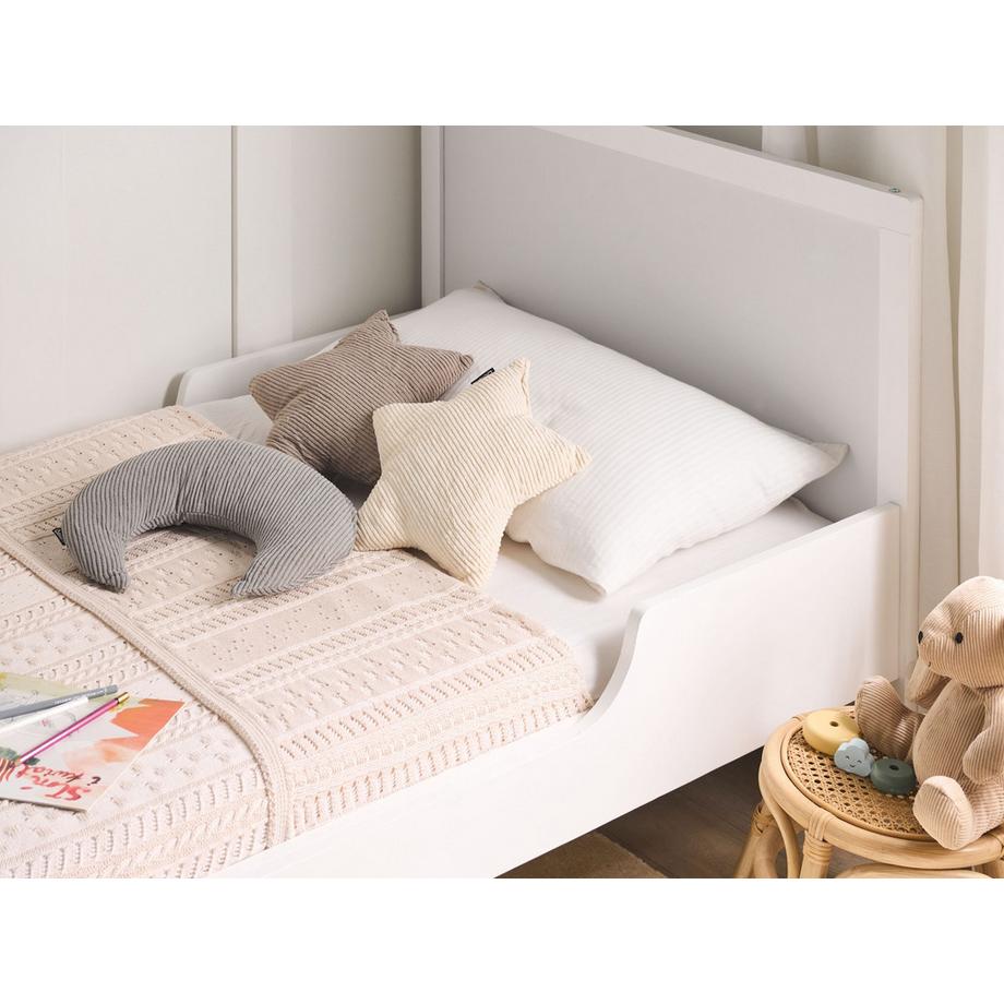 Beliani Dekokissen 3er Set aus Cord  LUNA  