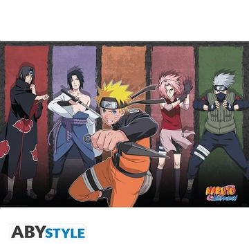Poster - Gerollt und mit Folie versehen - Naruto - Naruto & Verbündete