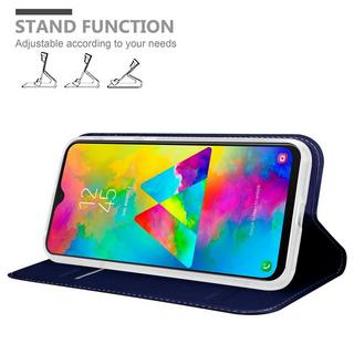 Cadorabo  Housse compatible avec Samsung Galaxy M20 - Coque de protection avec fermeture magnétique, fonction de support et compartiment pour carte 