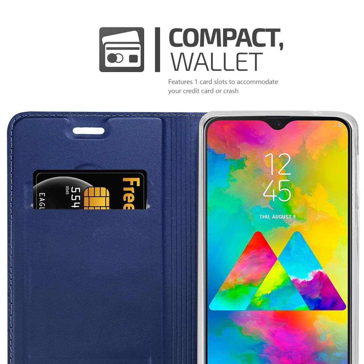 Cadorabo  Housse compatible avec Samsung Galaxy M20 - Coque de protection avec fermeture magnétique, fonction de support et compartiment pour carte 