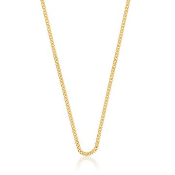 Collier Rundpanzer Gelbgold 750, 2.1mm, 42cm