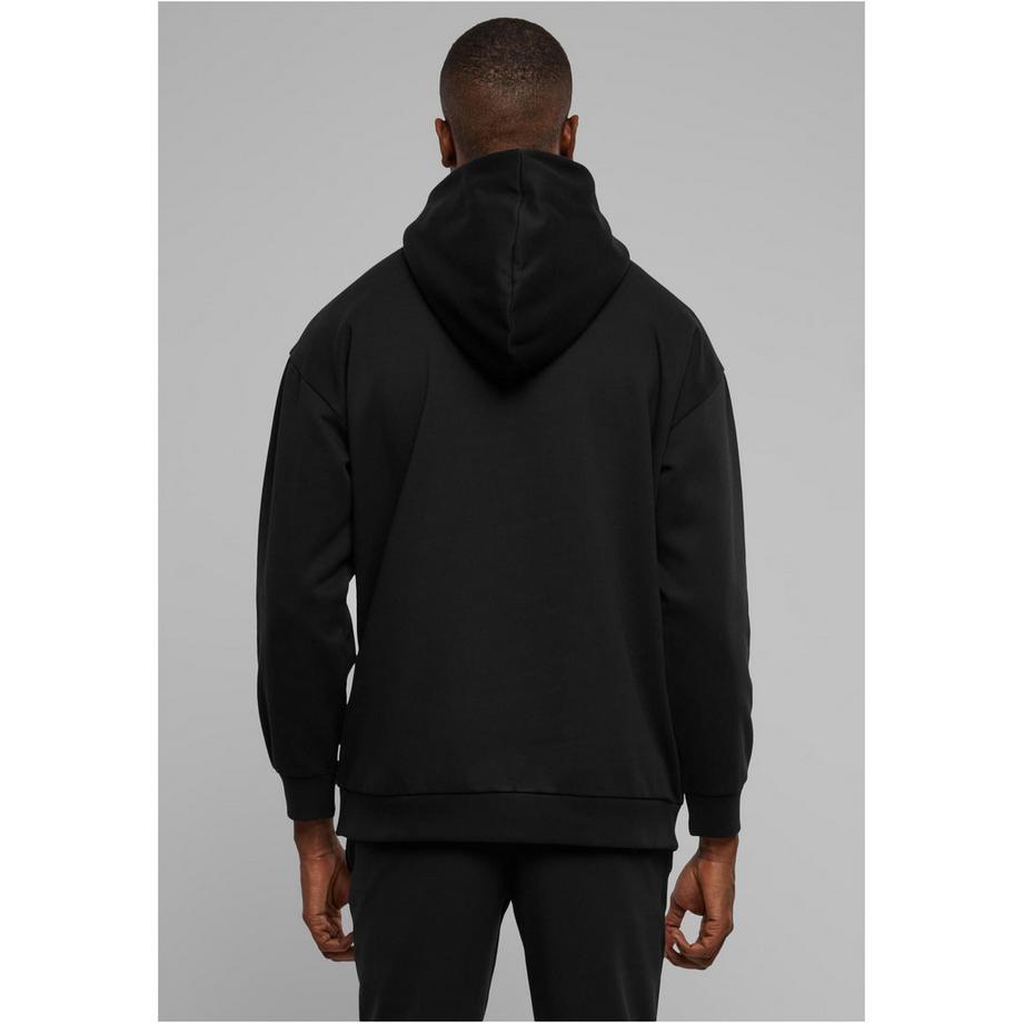 URBAN CLASSICS Kapuzen-Sweatshirt mit Reissverschluss und Stehkragen  