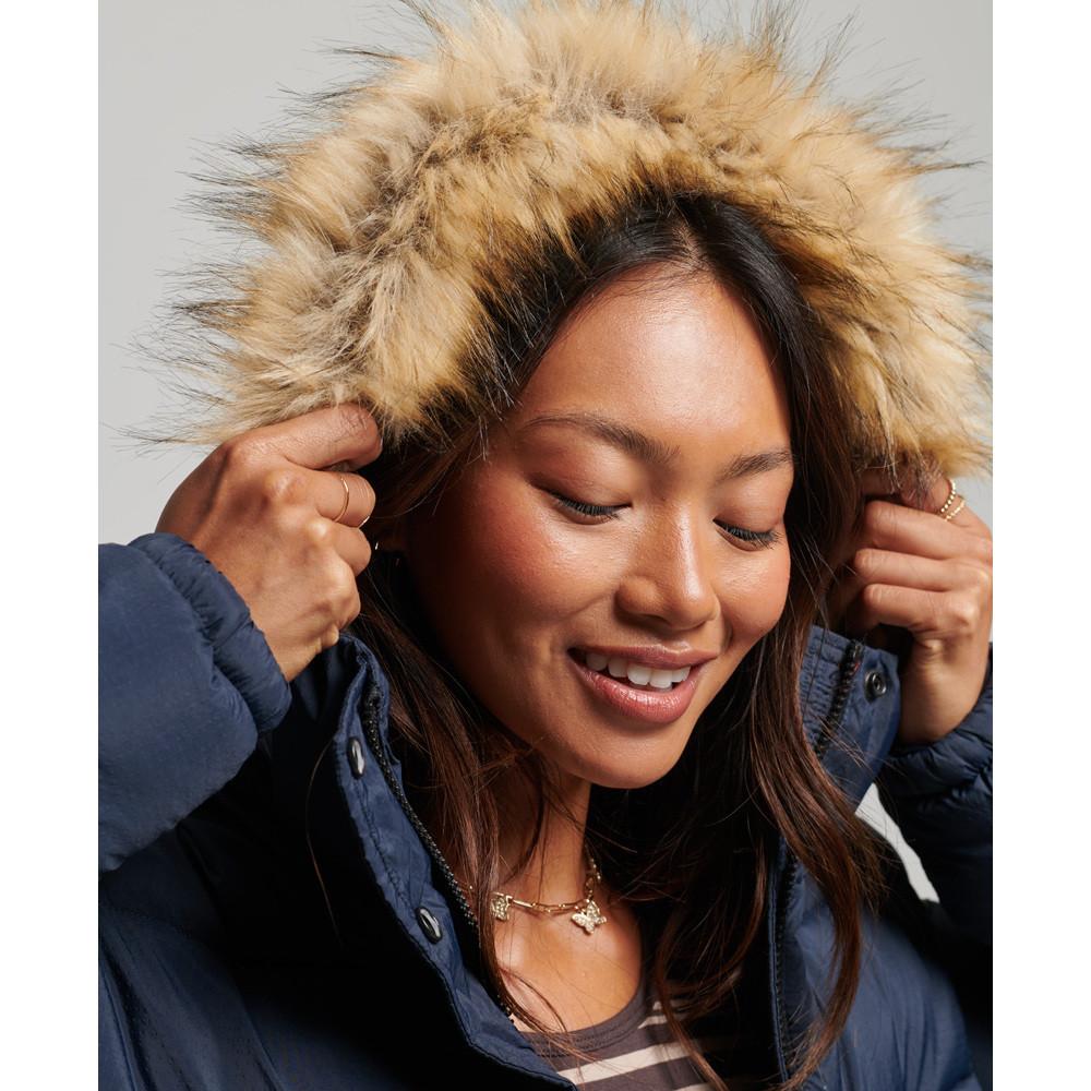 Superdry  daunenjacke mit kapuze, damen 