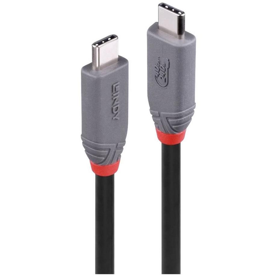 0.8m USB 4 240W Typ C Kabel, Anthra Line