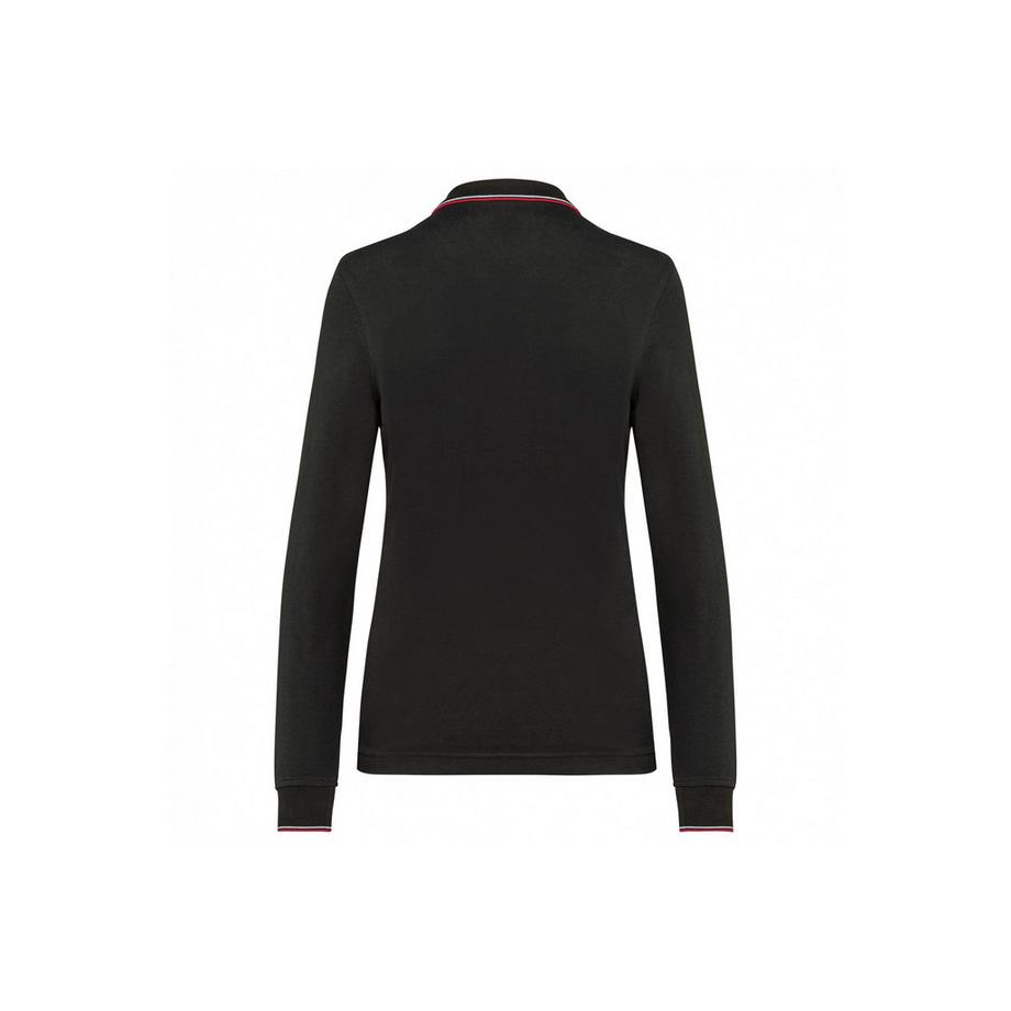 Kariban Polo Manica Lunga in Piqué  