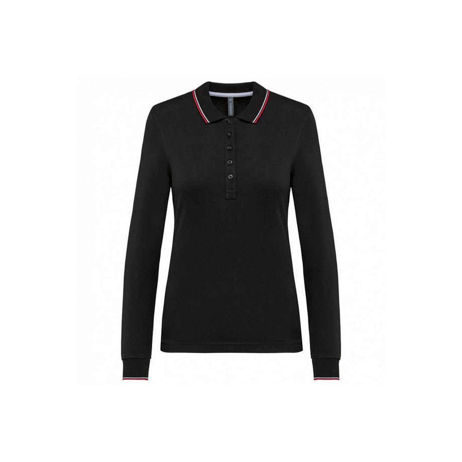 Kariban Polo Manica Lunga in Piqué  