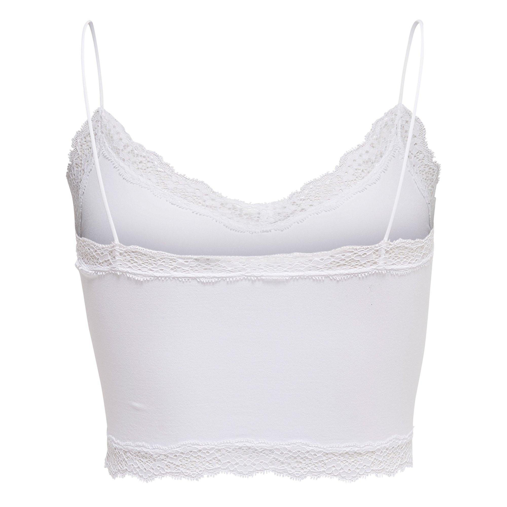 ONLY Vicky Lace Seamless Cropped Top  