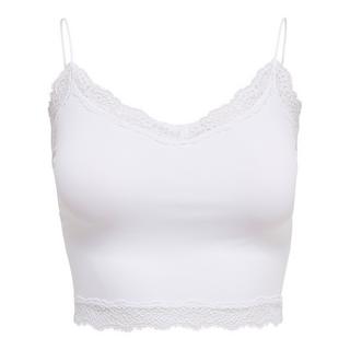 ONLY Vicky Lace Seamless Cropped Top  