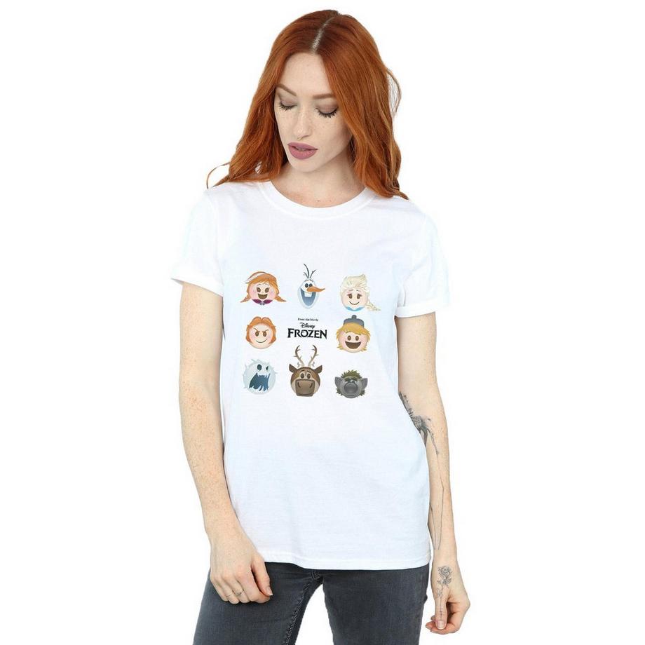 Disney Frozen Emoji Imprimé T-Shirt  