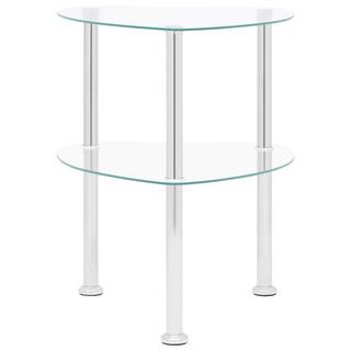 VidaXL Table d'appoint verre  