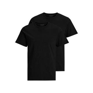 JACK & JONES  T-Shirt  2er Pack Bequem sitzend-JACBASIC CREW NECK TEE 2PK 