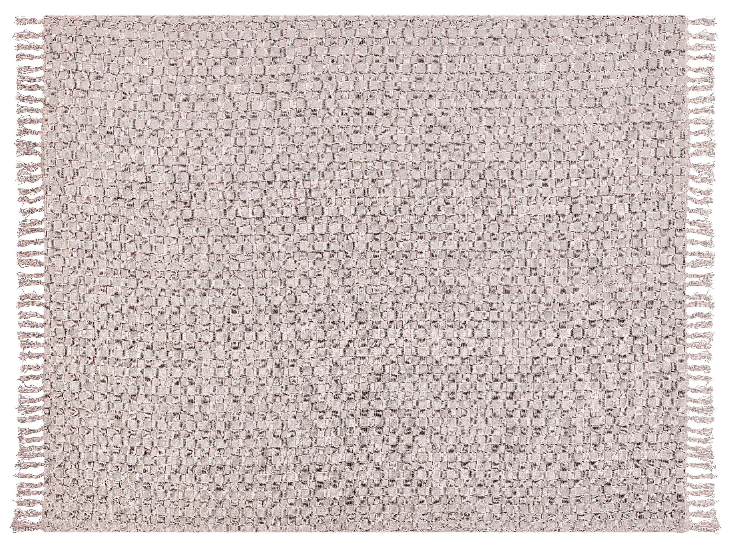 Beliani BERE Copriletto in Cotone  