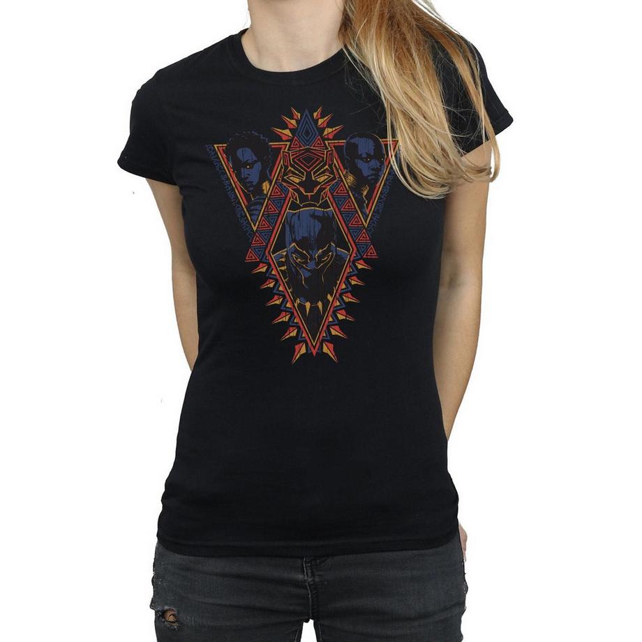 MARVEL Black Panther Tribal Mask T-Shirt  