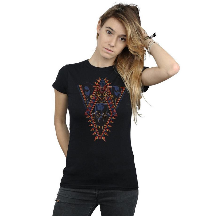 MARVEL Black Panther Tribal Mask T-Shirt  