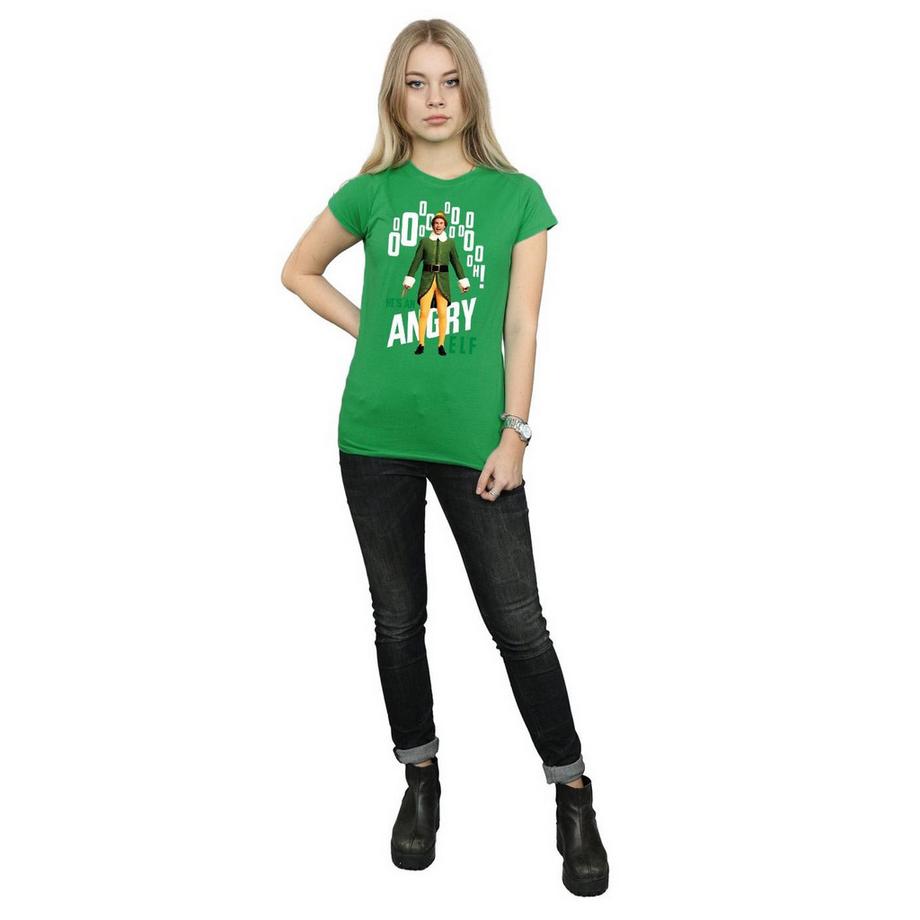 Elf Angry T-Shirt Imprimé Graphique  