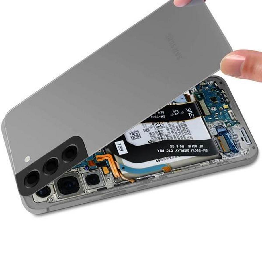 SAMSUNG  Cache Batterie Galaxy S22 Plus Gris 