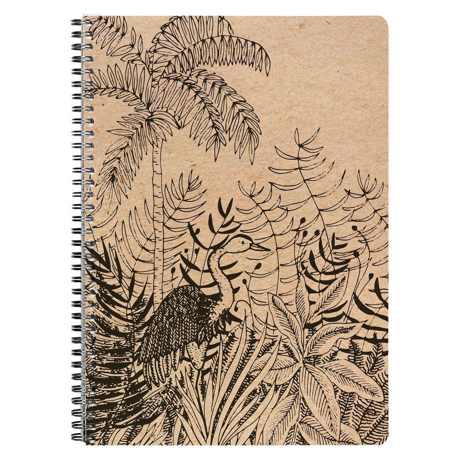Quaderno con doppia spirale x4