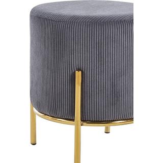 mutoni Tabouret Flubstix gris or 35  