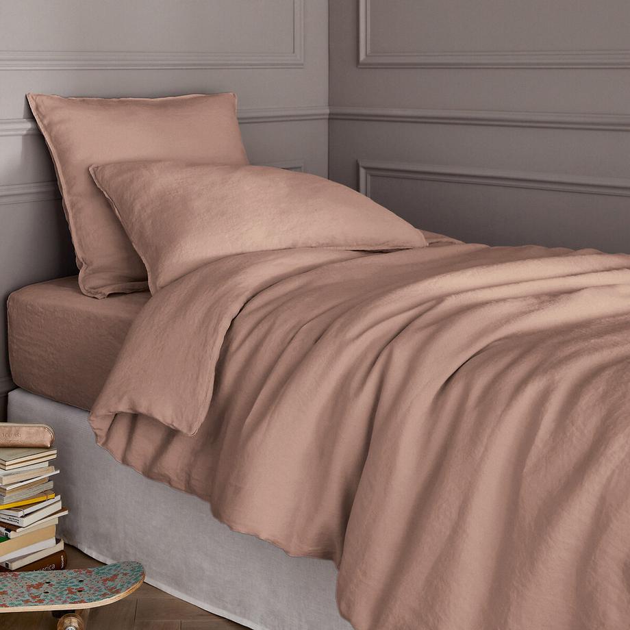 Housse de couette enfant lin lavé