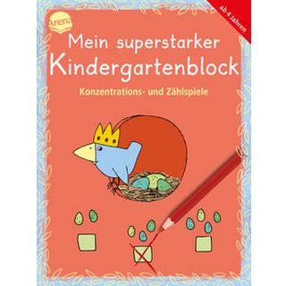 Mein superstarker Kindergartenblock. Konzentrations- und Zählspiele Thabet, Edith; Roth, Lena; Schmiedeskamp, Katja; Reese, Viola (Illustrationen); Schmiedeskamp, Katja (Illustrationen) Copertina rigida 