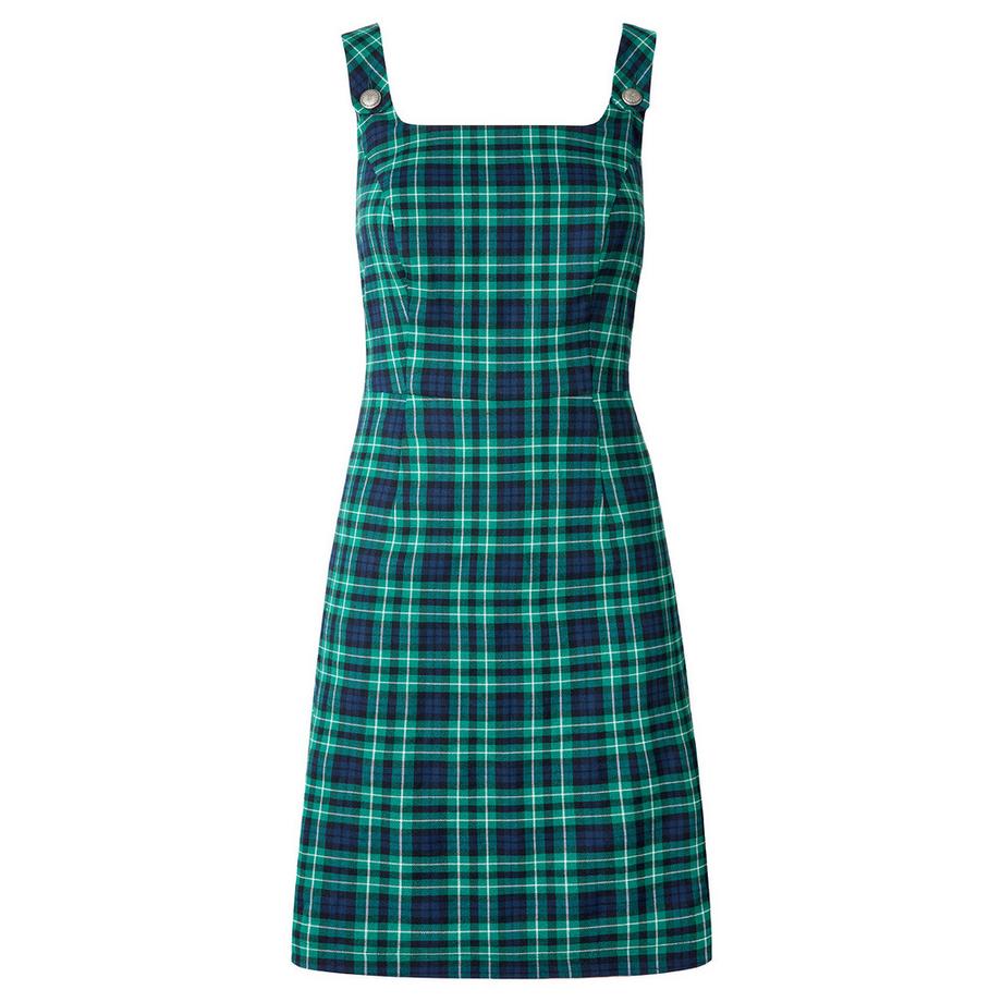 Joe Browns Abito Salopette Mini a Quadri Tartan  