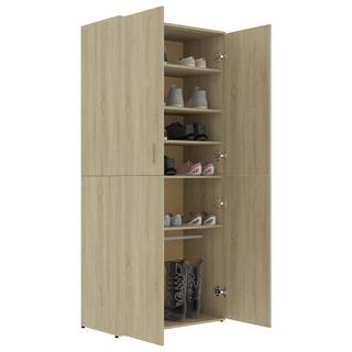 VidaXL Armoire à chaussures bois d'ingénierie  