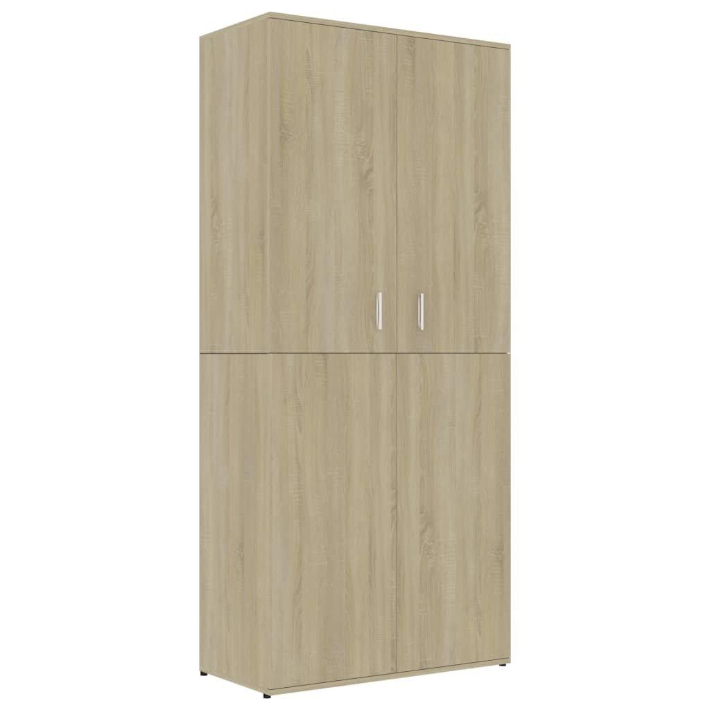 VidaXL Armoire à chaussures bois d'ingénierie  