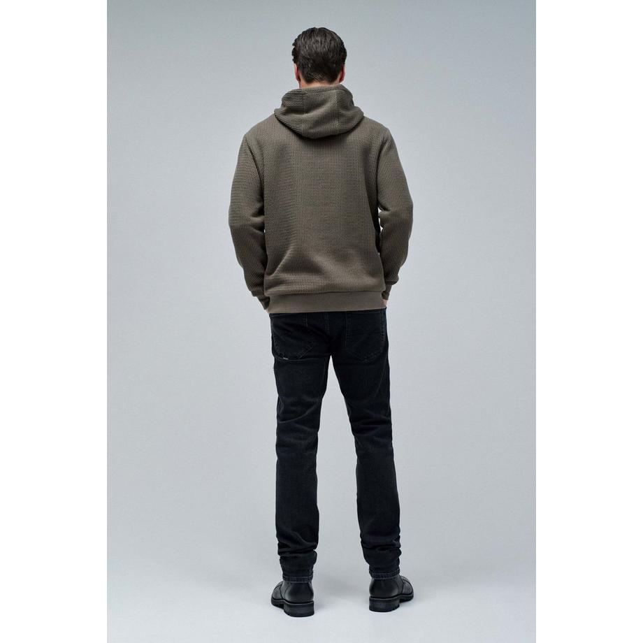 Salsa  Sweat à capuche Textured Hoodie W/ Logo Patch 