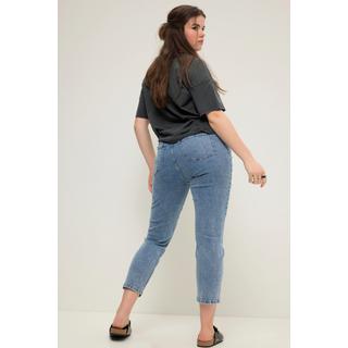 Studio Untold  Mom-Jeans, Zierperlen, 5-Pocket 