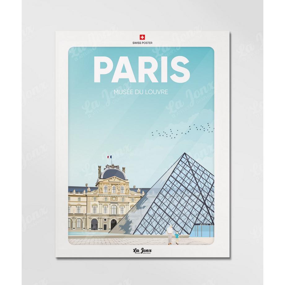 La-Jonx Affiche de Le Louvre - Découvrir l'Histoire  
