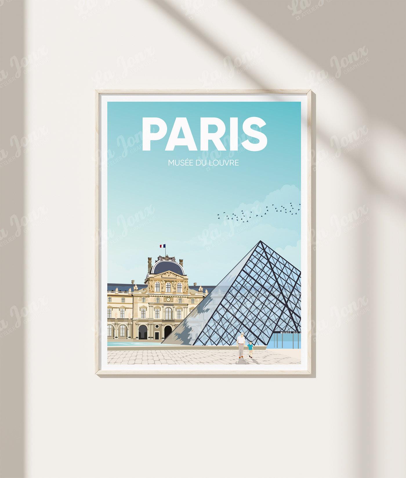 La-Jonx Le Louvre - Découvrir l'Histoire - Poster  
