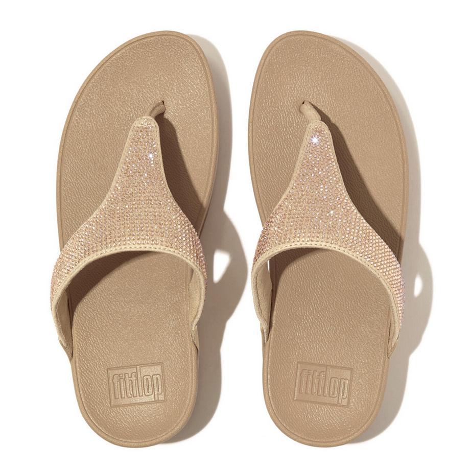 Fitflop Lulu Sandales à Entre-doigts Ornées de Cristaux  