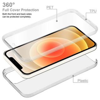 Cadorabo  Housse compatible avec Apple iPhone 12 MINI - 360° Full Body Coque de protection - Protection frontale et dorsale, protection intégrale avec protection d'écran 