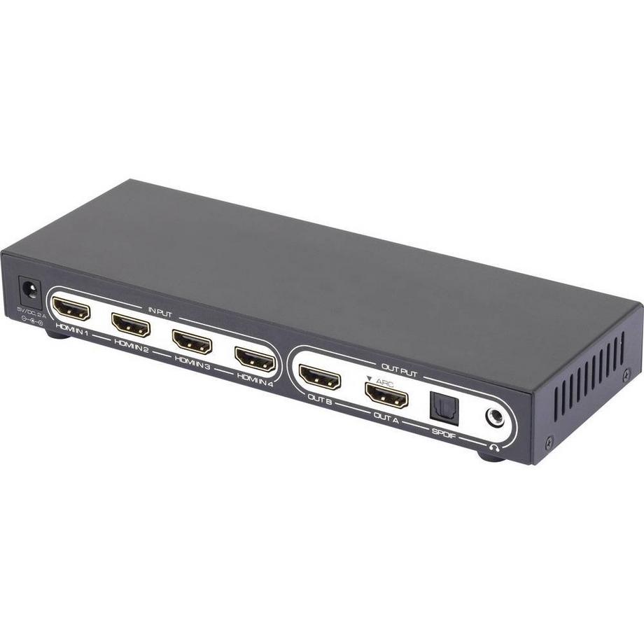 SpeaKa Professional  Commutateur de matrice HDMI Speaka Professional 6x2 