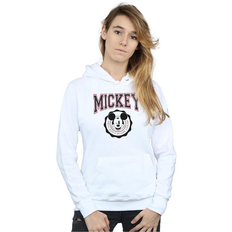 Disney Mickey New York Felpa con Cappuccio  