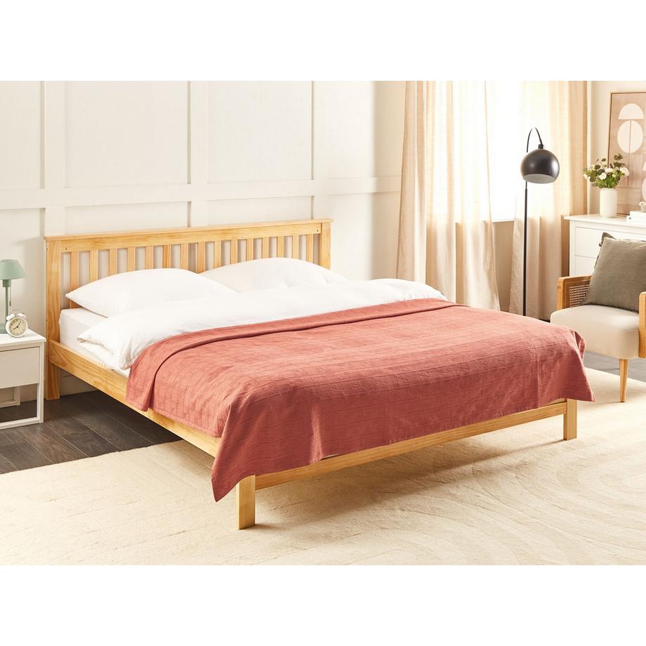 Beliani MARAKA Copriletto in Cotone  