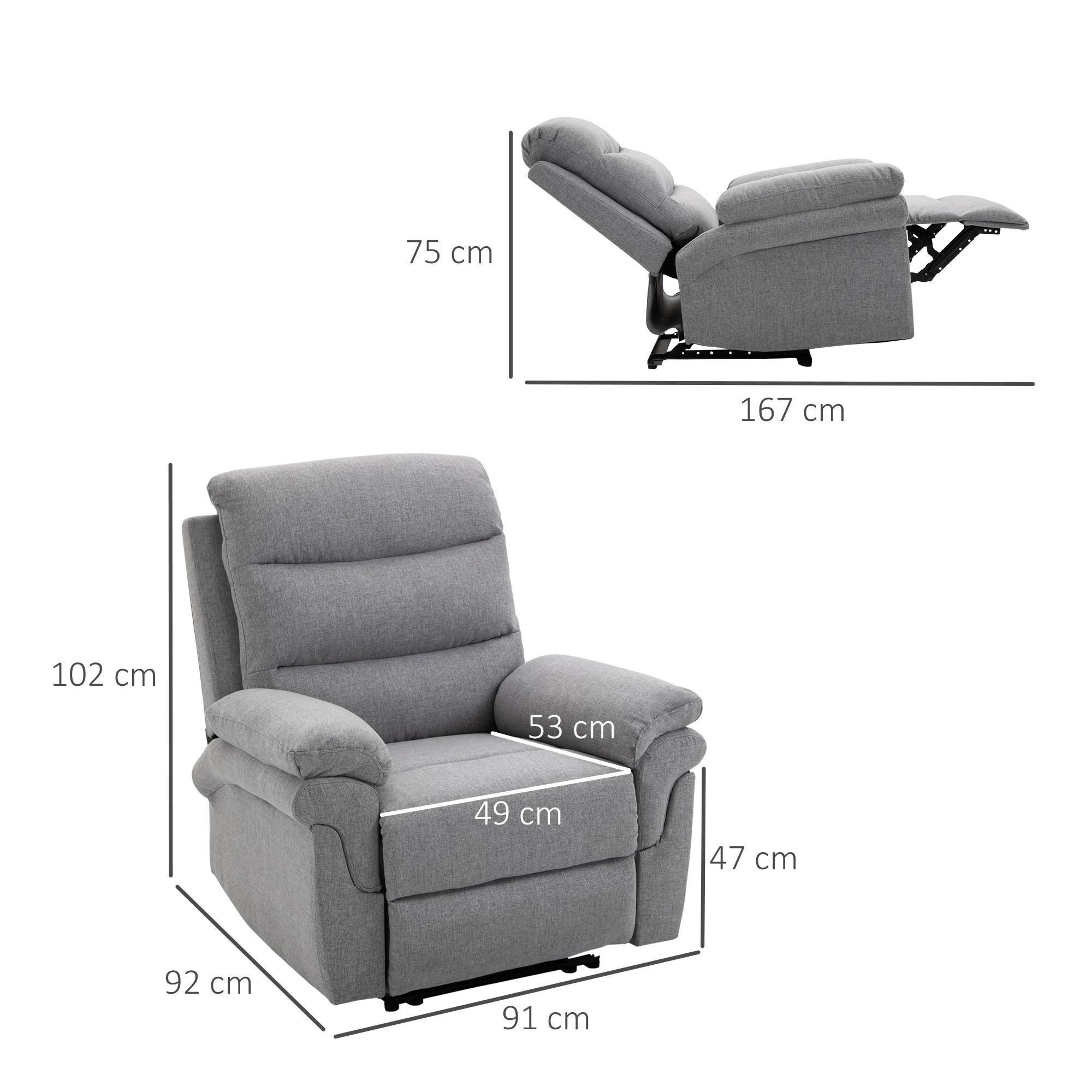 HOMCOM Fauteuil de relaxation  