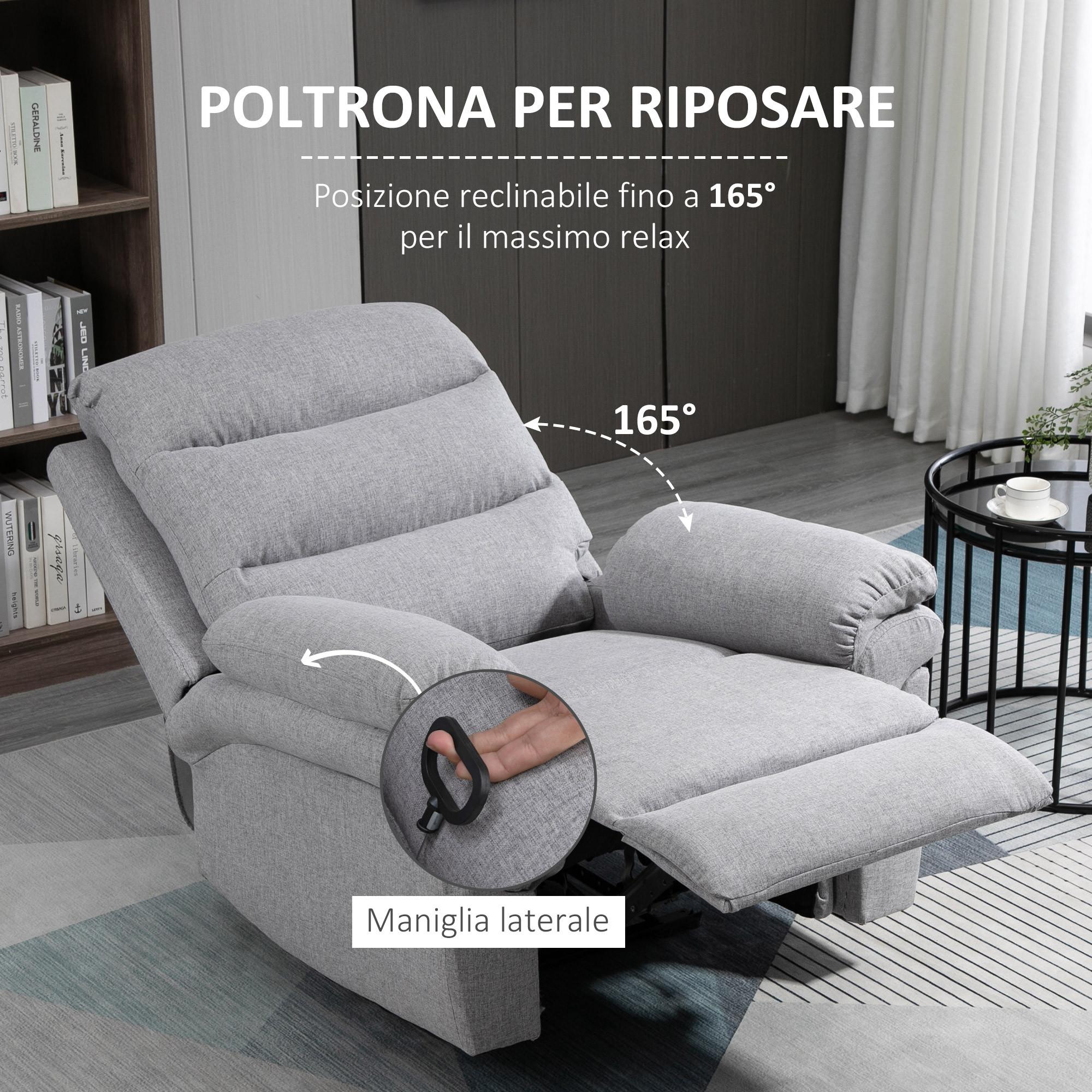 HOMCOM Fauteuil de relaxation  