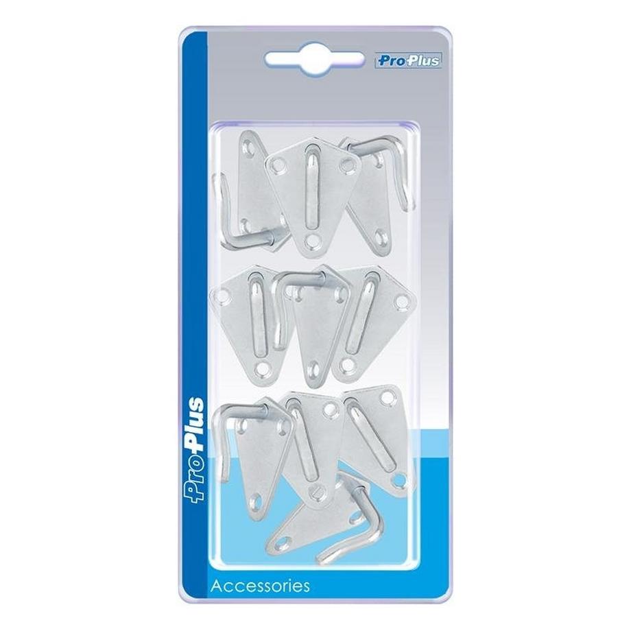 Seilhaken Metall 40x45mm geschweißt 10 Stück im Blister