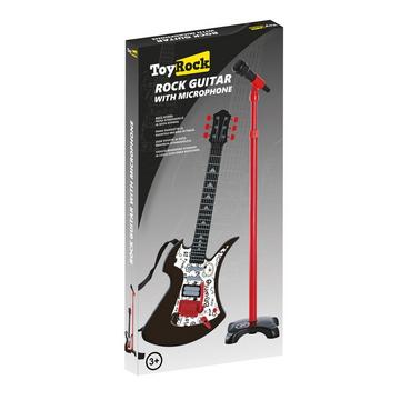 E-Gitarre und Mikrofon
