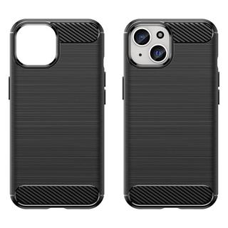 Cover-Discount  iPhone 15 Plus - Cover in metal carbon look 