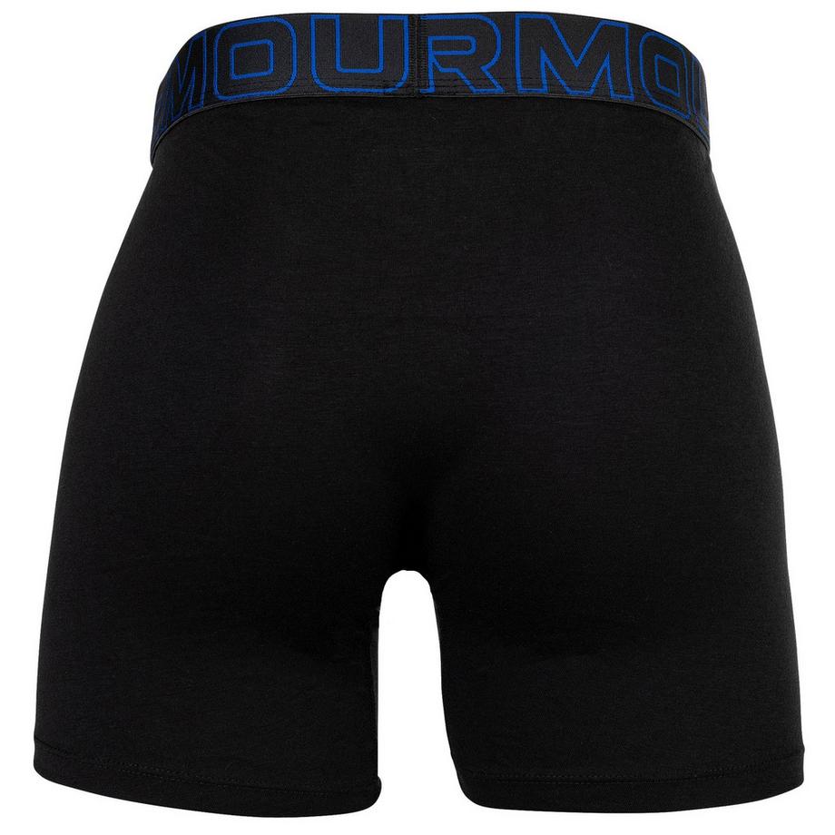 UNDER ARMOUR UA Performance Cotton Solid 6 Inch Boxer Briefs Confezione da 3  