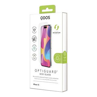 Qdos  Folie iPhone 15 OptiGuard Eco Glass 