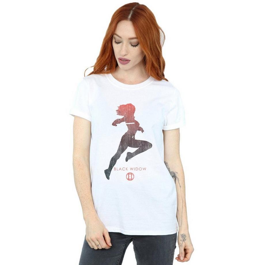 MARVEL Black Widow Silhouette T-Shirt  