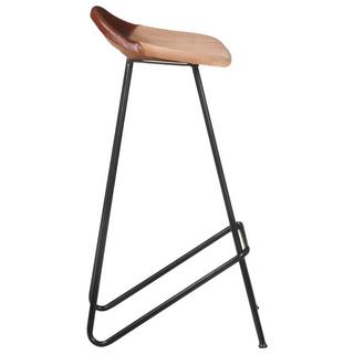 VidaXL Tabouret de bar cuir  