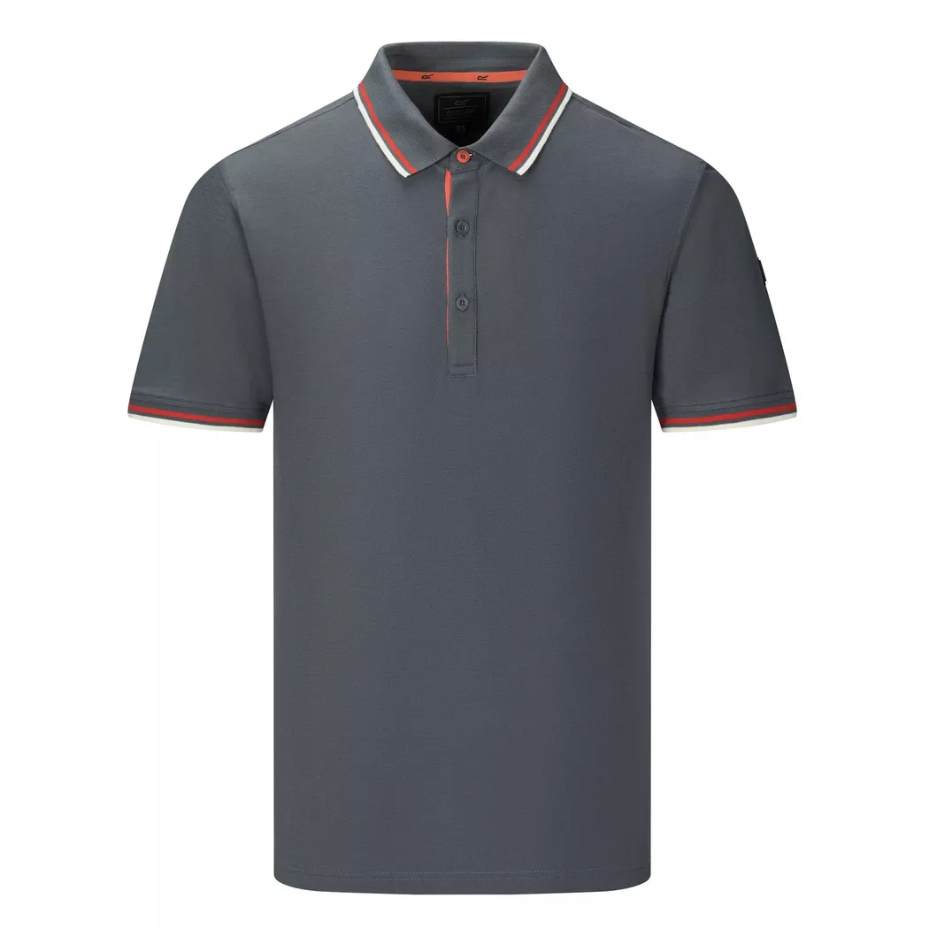 Regatta - Adryan Poloshirt, L, Grau