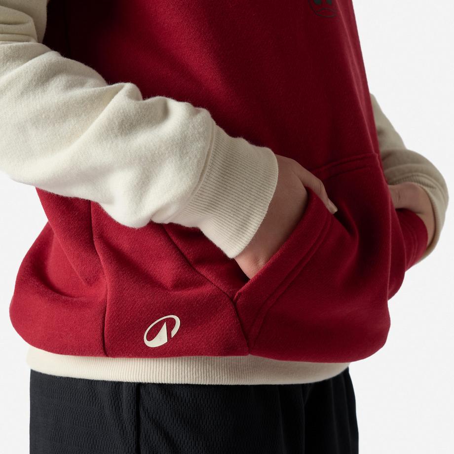 TARMAK  Sweat à capuche NBA Bulls enfant, bordeaux 
