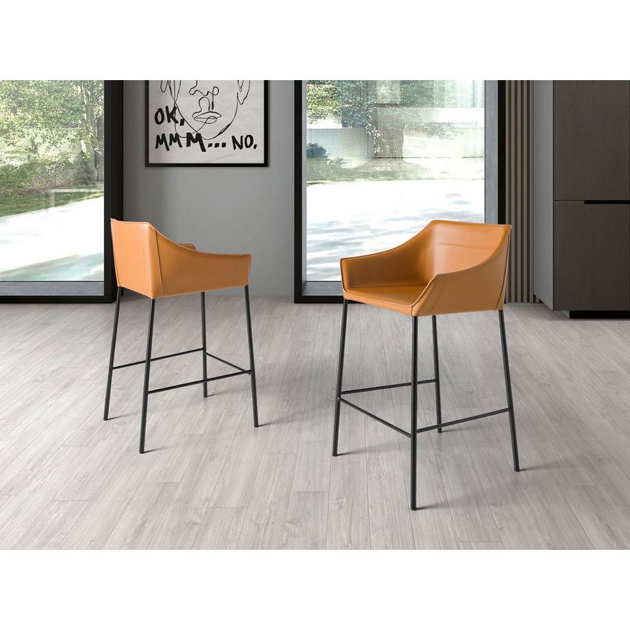 ANGEL CERDA Hocker ausem Kunstleder  